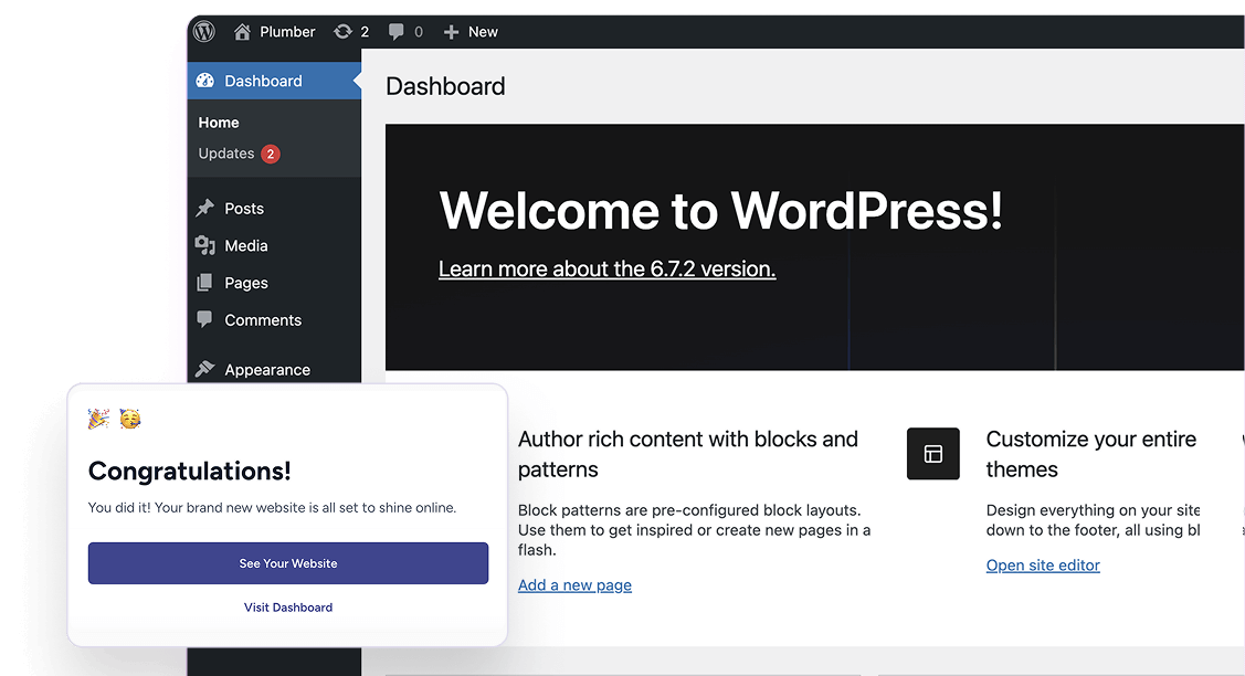 1-Click WordPress Setup